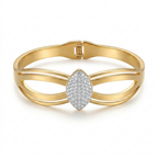 Marquise Crystal Pavé Cuff