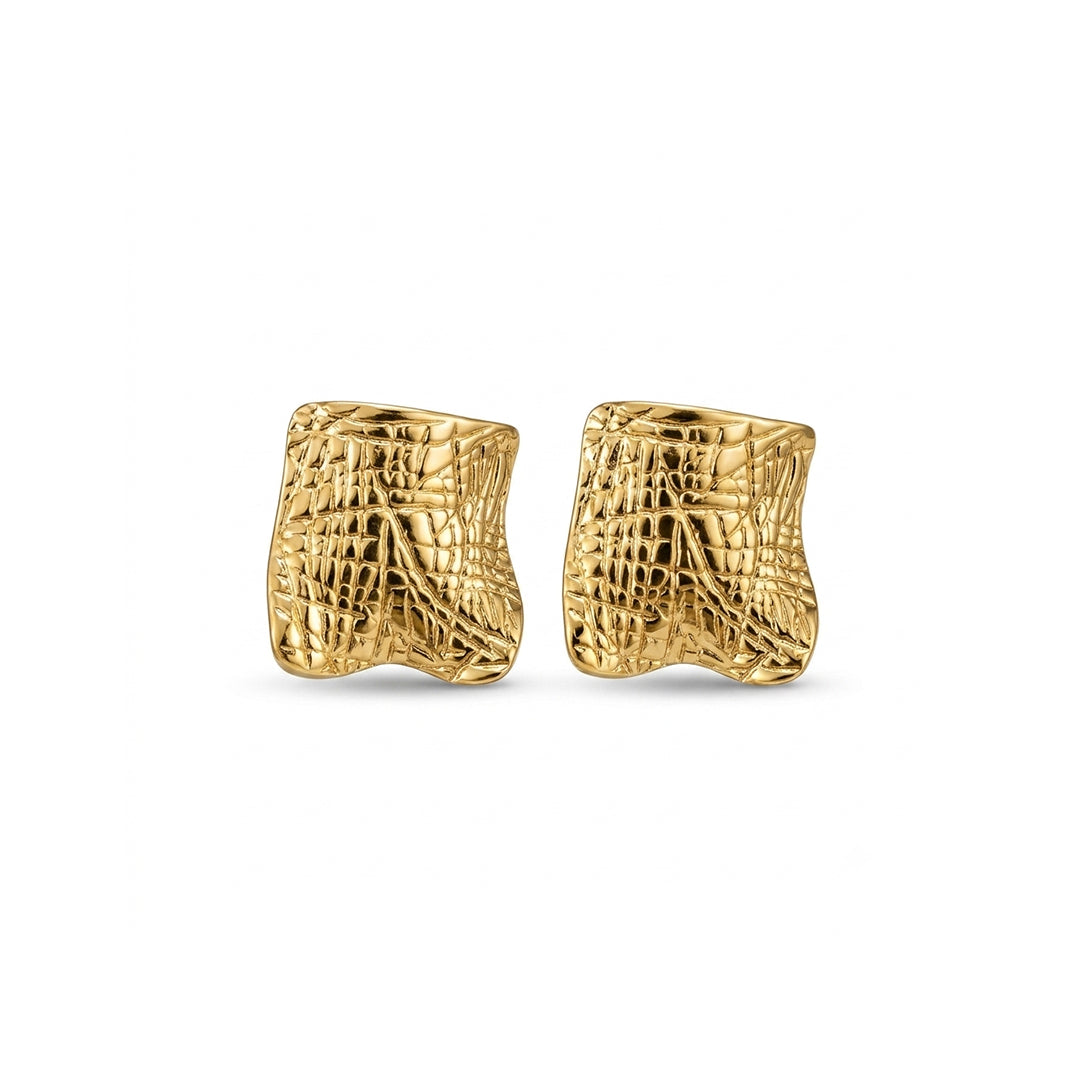Golden Mosaic Earrings