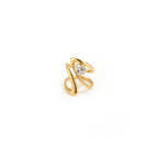 Golden Twist Ring