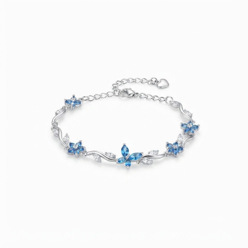 Crystal Butterfly Bracelet