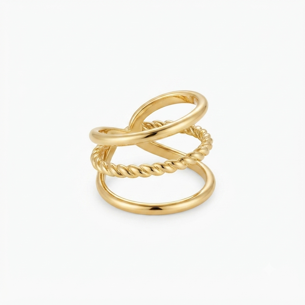 Golden Cage Ring
