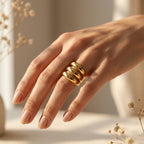 Triple Glow Ring