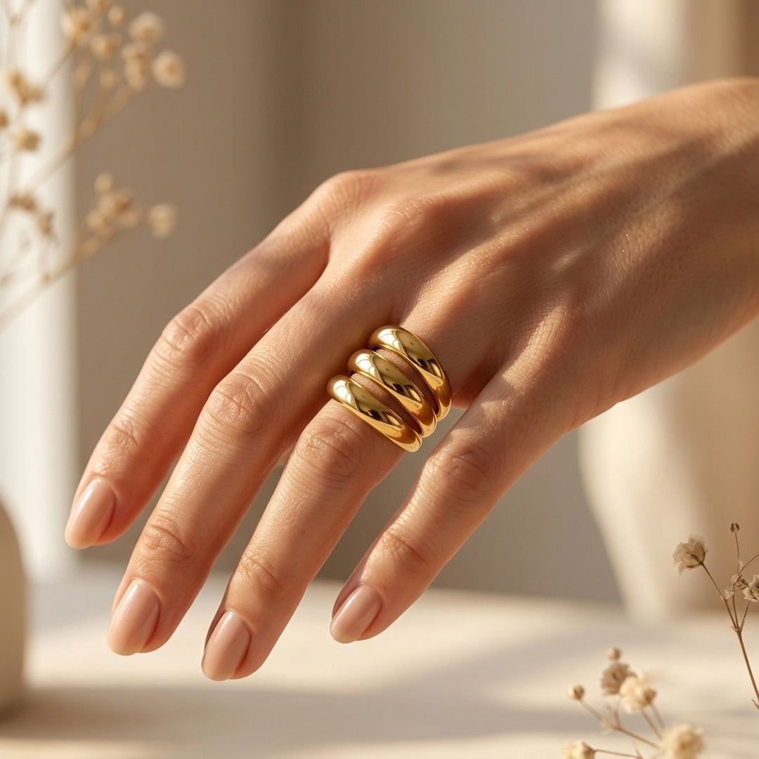 Triple Glow Ring