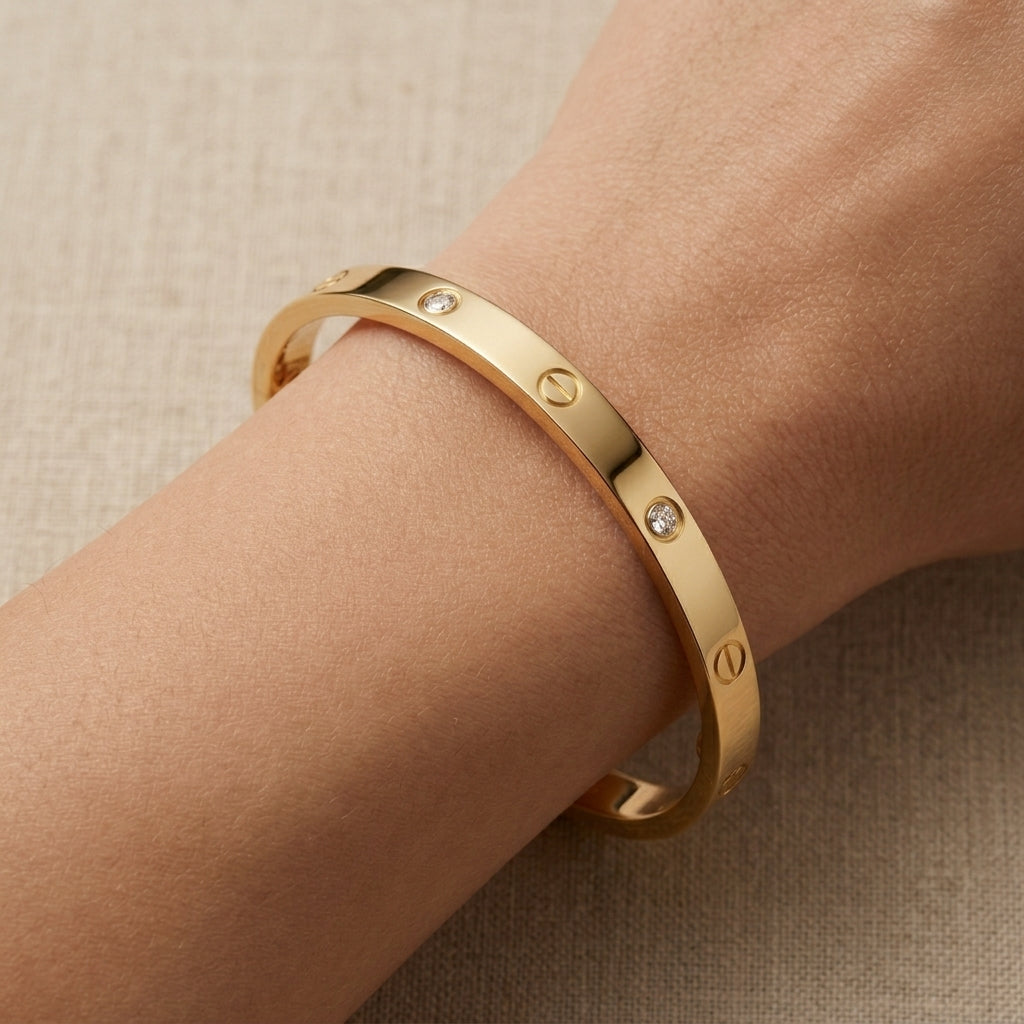 Gold Cartier Handcuff