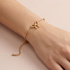 Golden Bow Bracelet