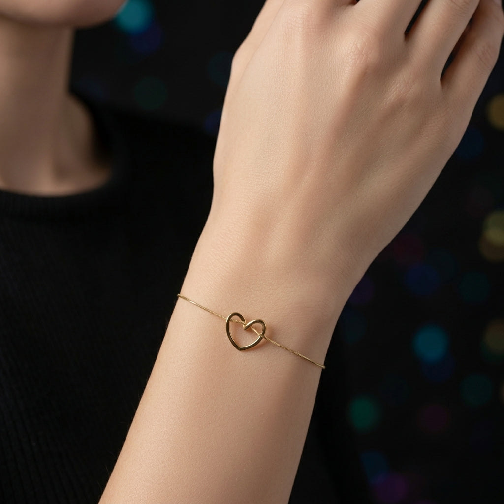Golden Heart Bracelet