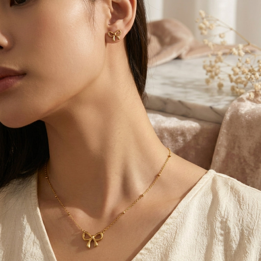 Bow Jewelry Set