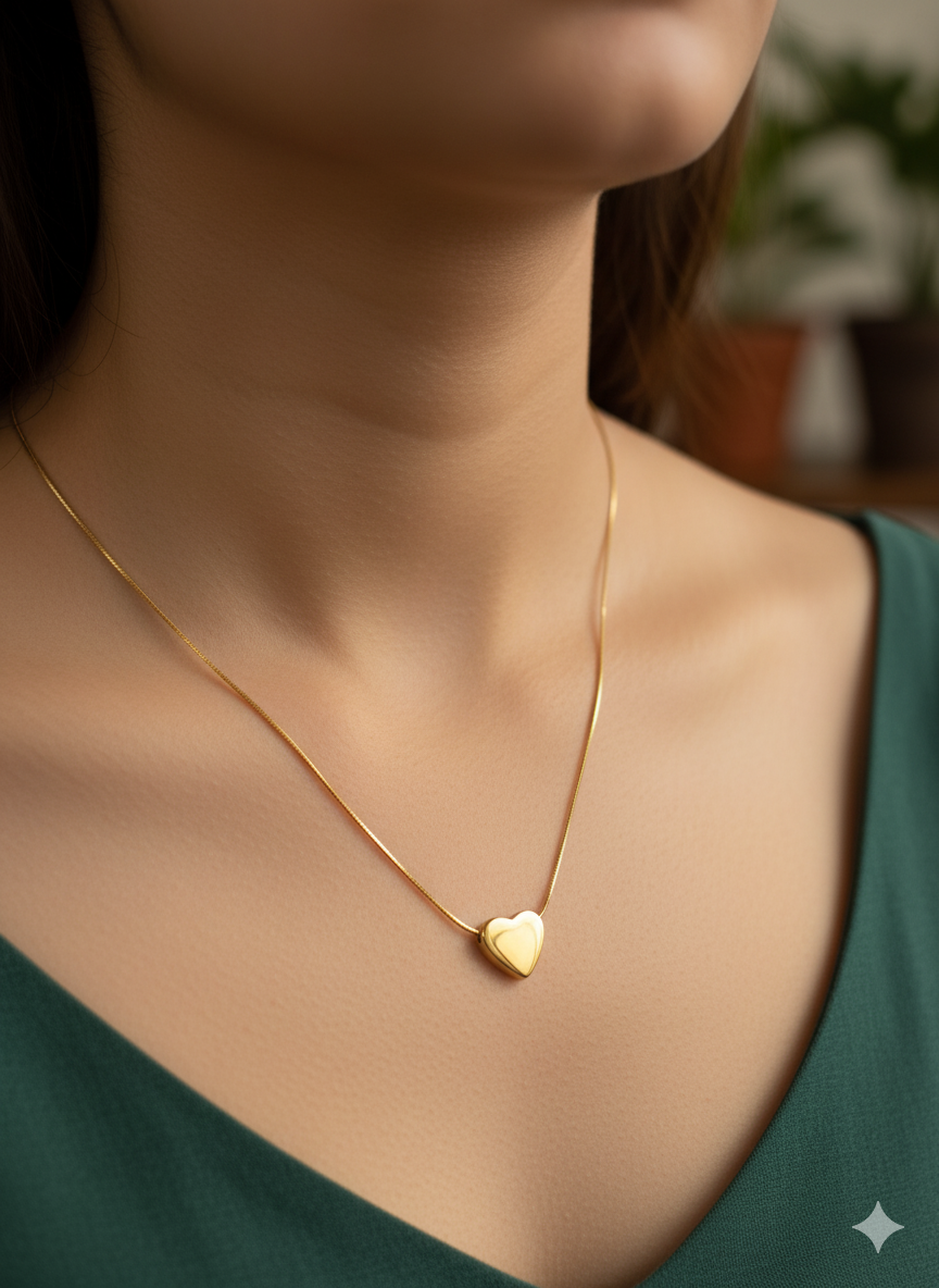 Gold Heart Pendant