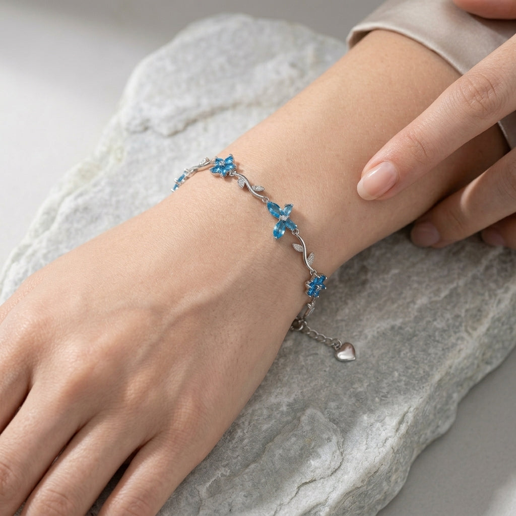 Crystal Butterfly Bracelet