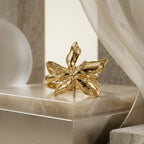 Golden Autumn Leaf Ring