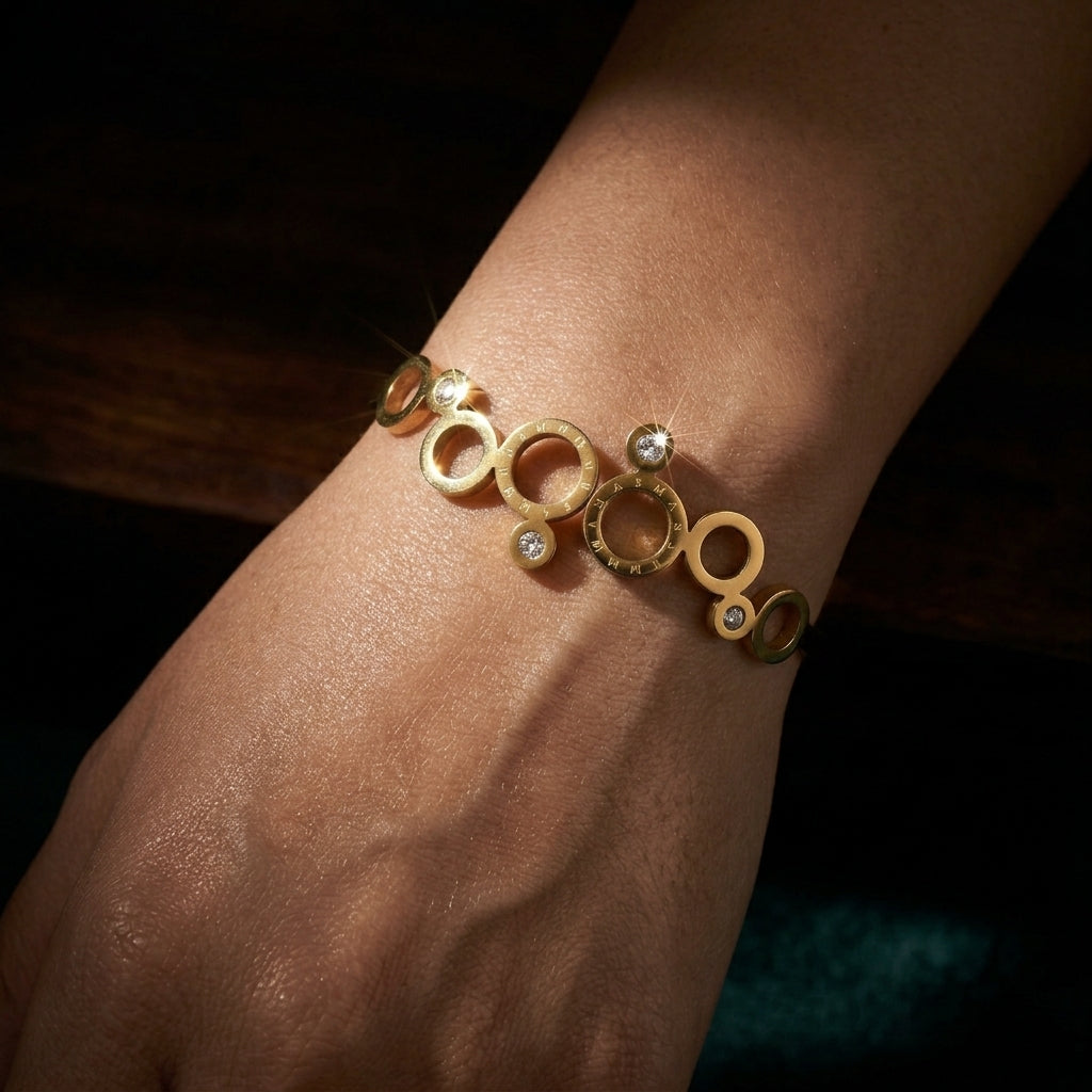 Golden Statement Handcuff