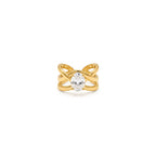 Golden Stone Ring