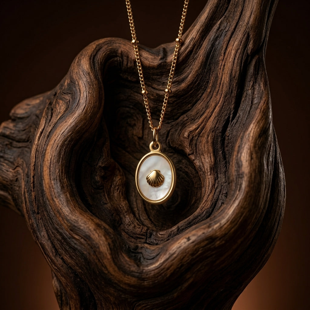 Shell Stone Pendant