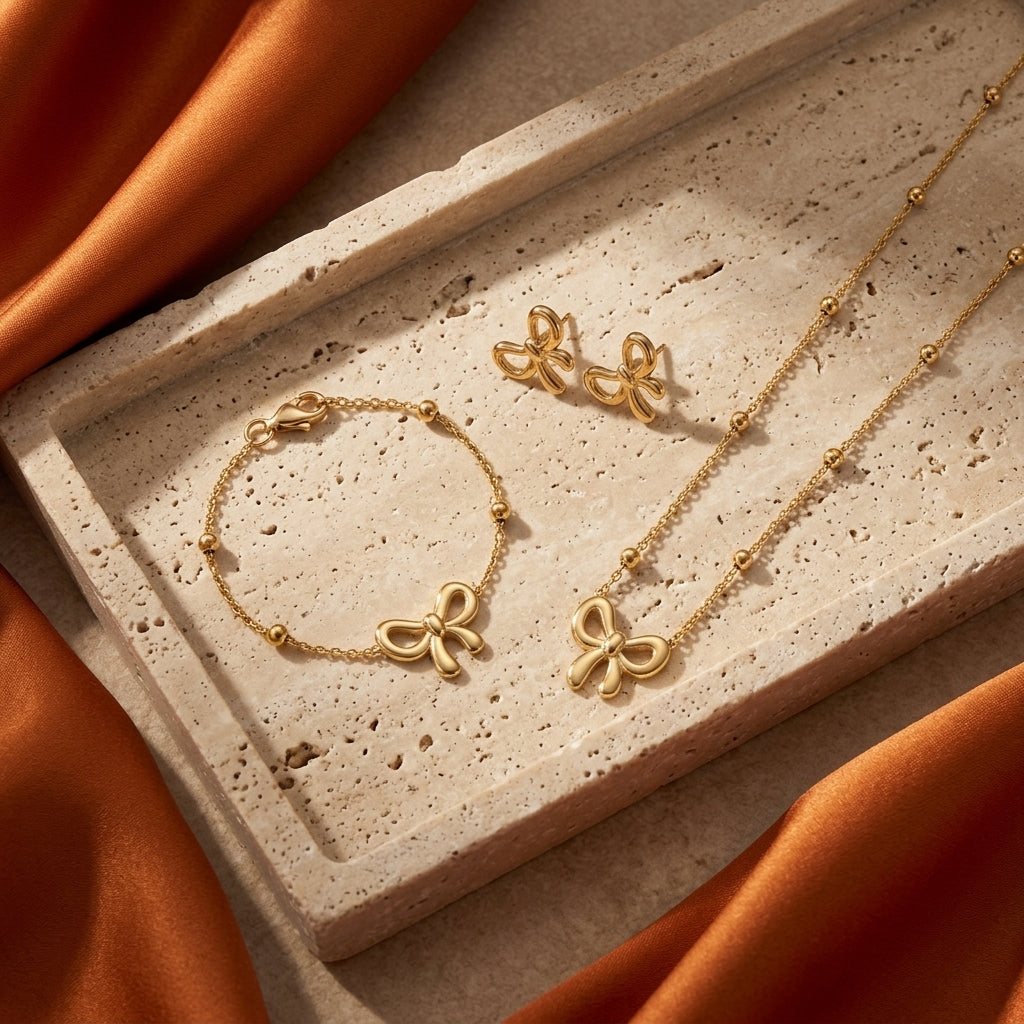 Bow Jewelry Set