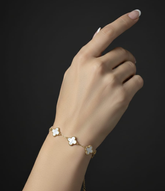 White Clover Bracelet