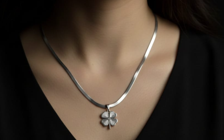 Silver Flower Pendant